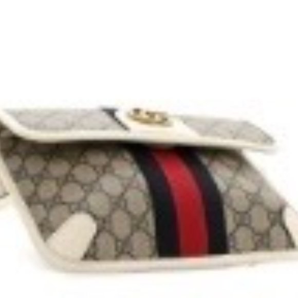 Gucci GG Supreme Monogram Web Small Ophidia Belt Bag NEW WITH DUST BAG - Picture 5 of 6